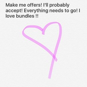 Please bundle/make offers!